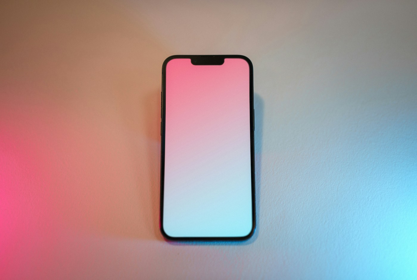 A phone on display at Vision Mobile